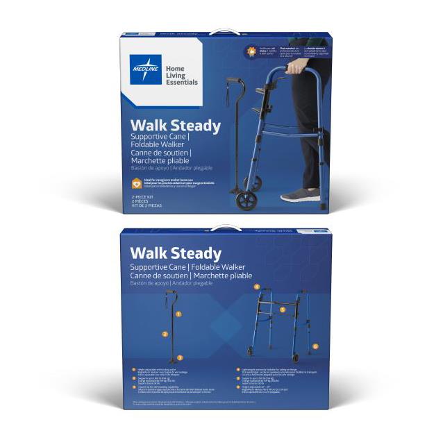 Medline Walk Steady Kit for Caregivers - BeHope