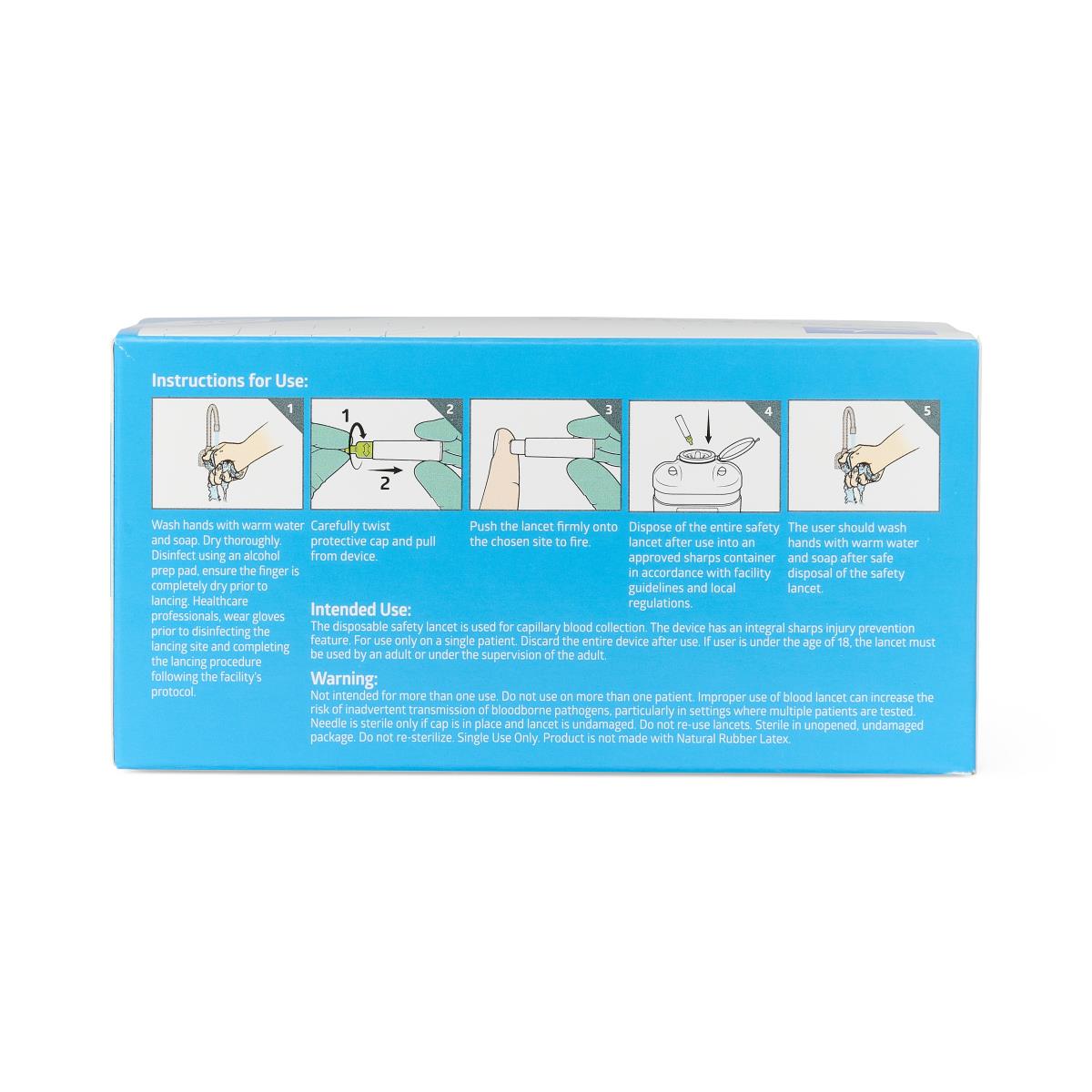 Medline Pressure Activation Safety Lancets