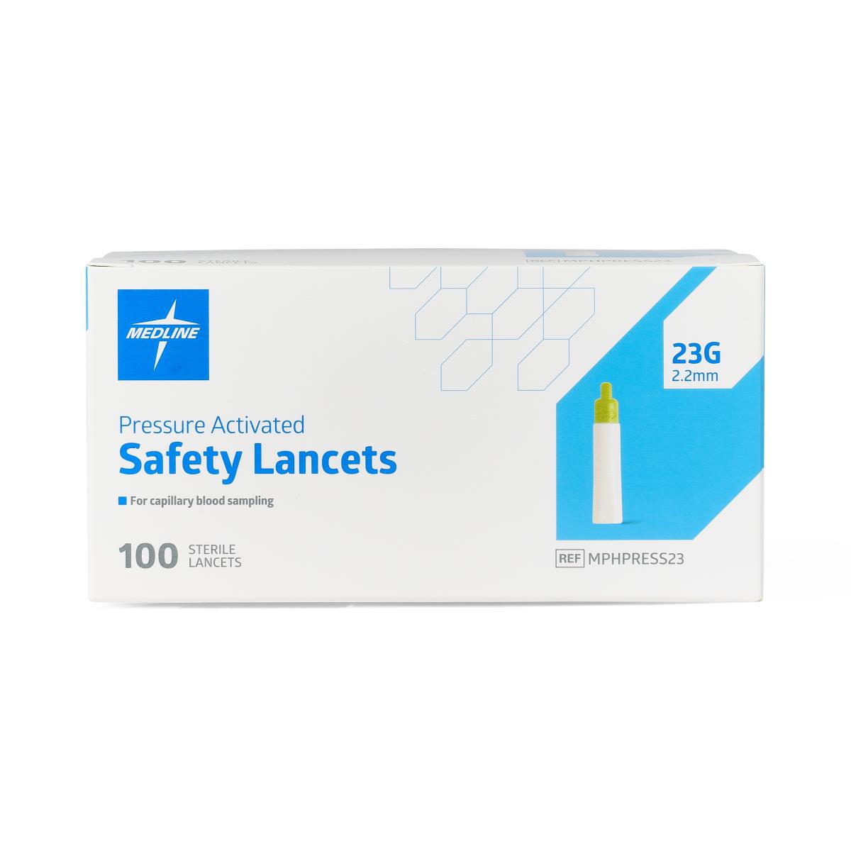 Medline Pressure Activation Safety Lancets