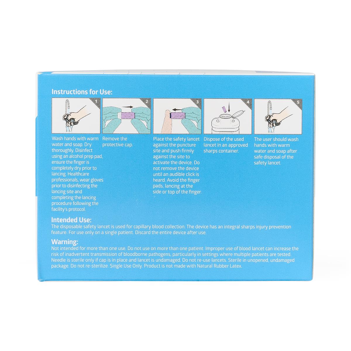 Medline Pressure Activation Safety Lancets