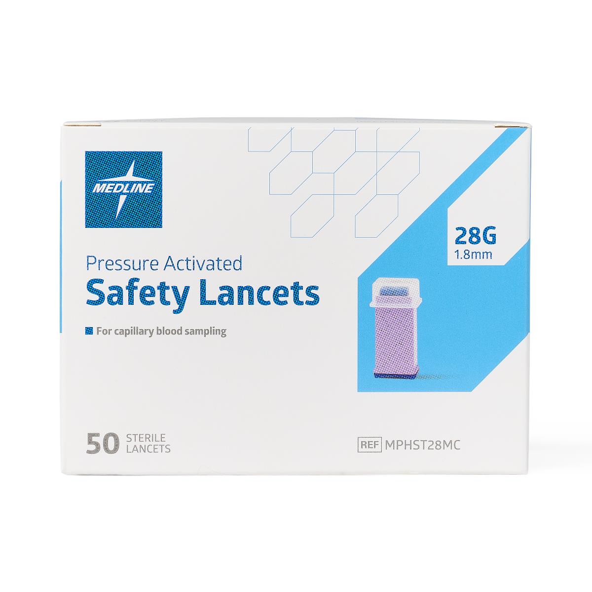 Medline Pressure Activation Safety Lancets