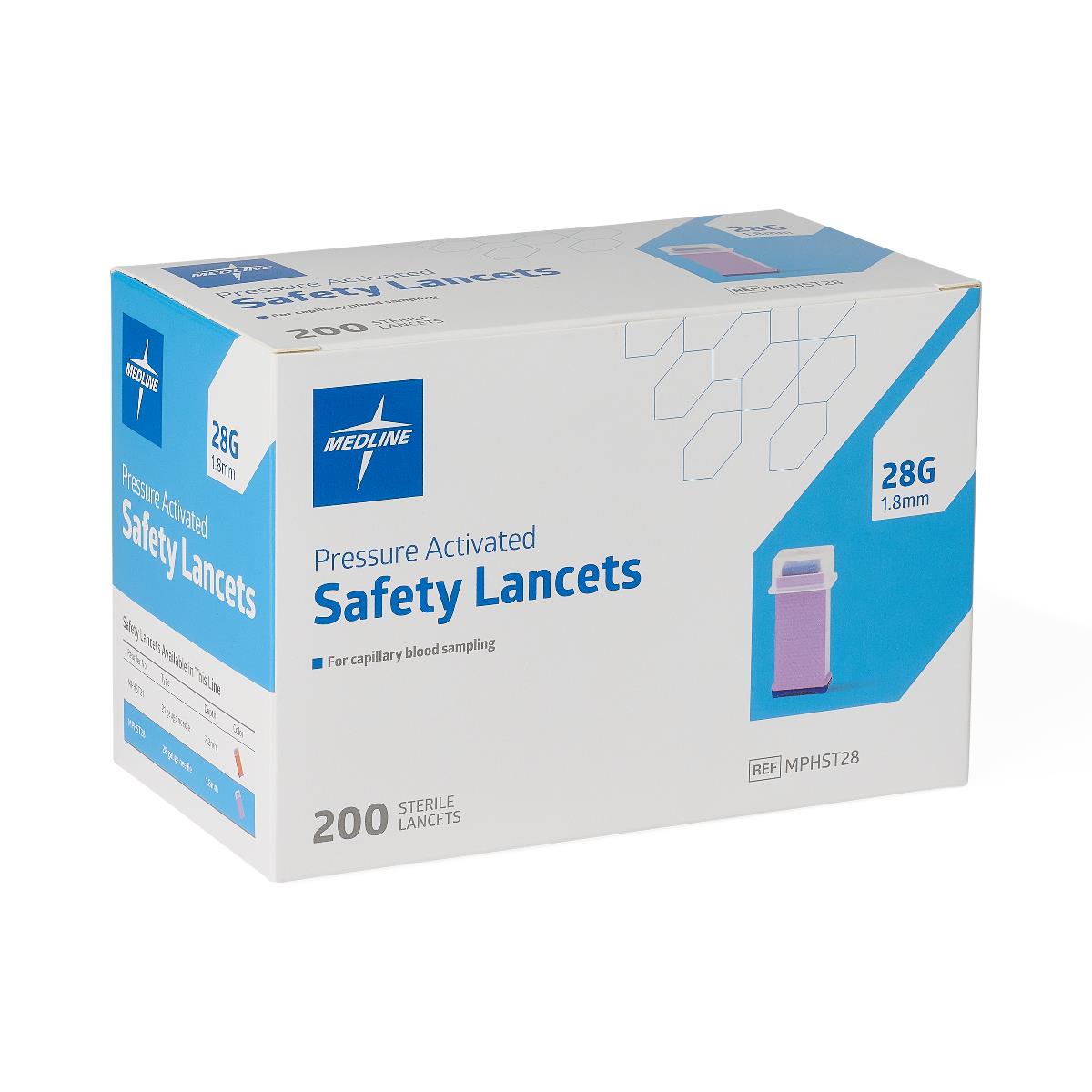Medline Pressure Activation Safety Lancets