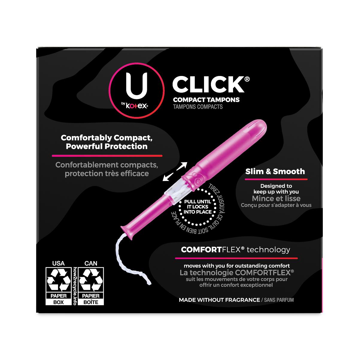 U By Kotex Click Tampons - BeHope