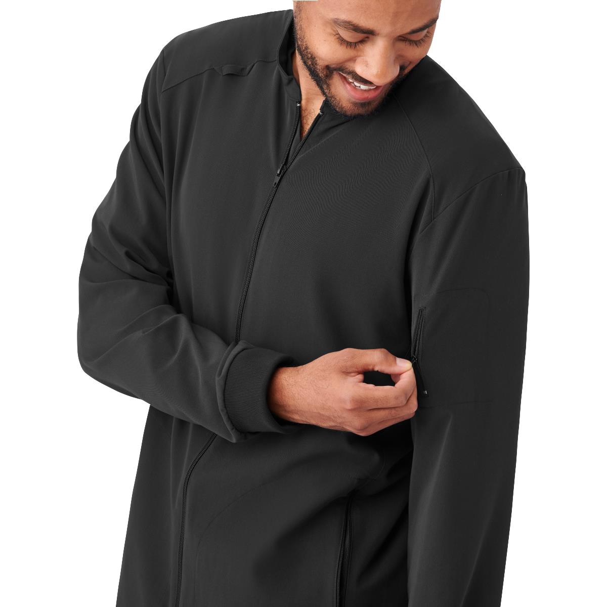 Crosby AVE Men's 3-Pocket Athletic Scrub Jacket (Style 4510)