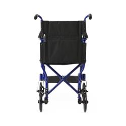 Medline Basic Aluminum Transport Chair with 8" Wheels