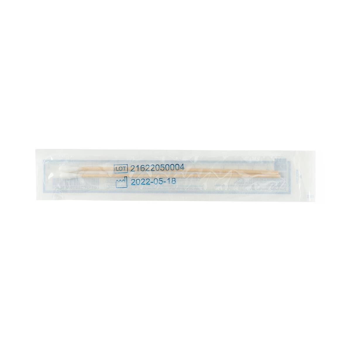 Swabstick Cotton Tip Wood Shaft 6 Inch Sterile 2 Per Pack