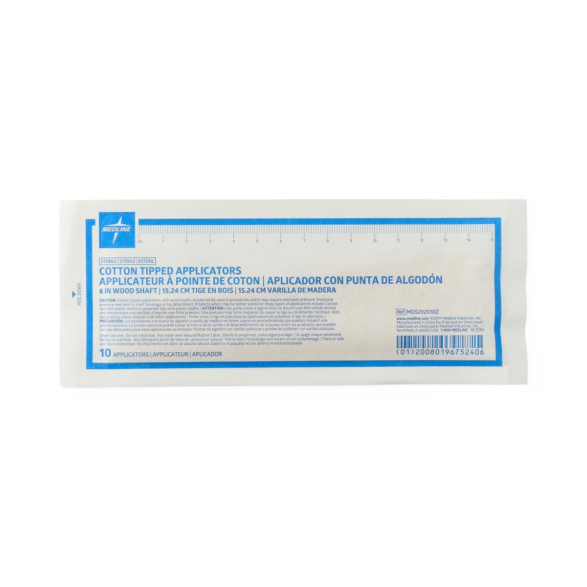 Medline Sterile Cotton-Tipped Applicator