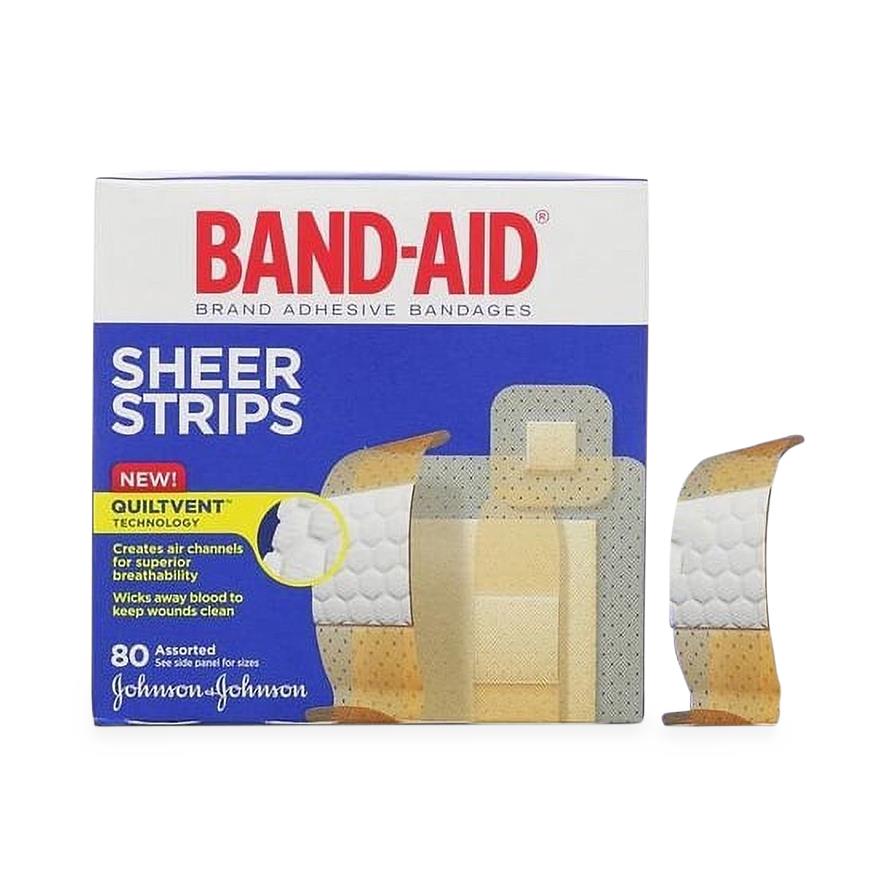 Sheer Strip Adhesive Bandages - BeHope