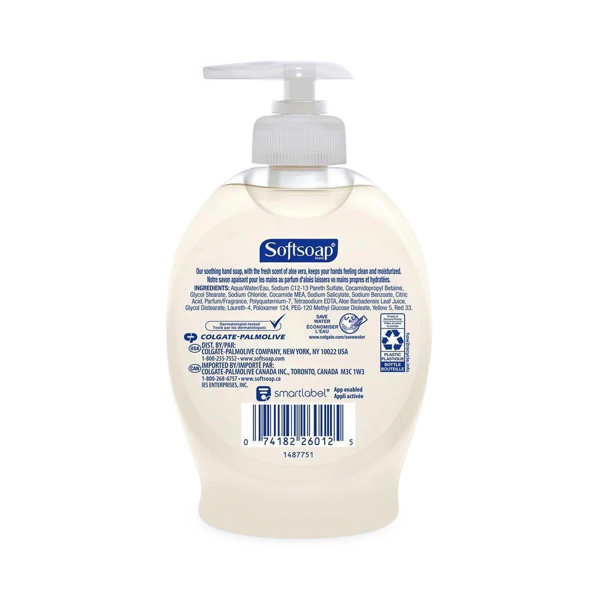 Softsoap Soothing Aloe Vera Moisturizing Liquid Hand Soap