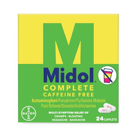Midol Complete Menstrual Pain Relief Caplets - BeHope