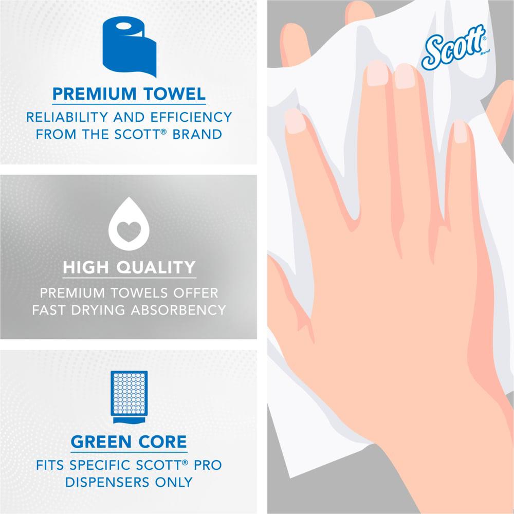Scott Pro Mocha Hard-Roll Towels