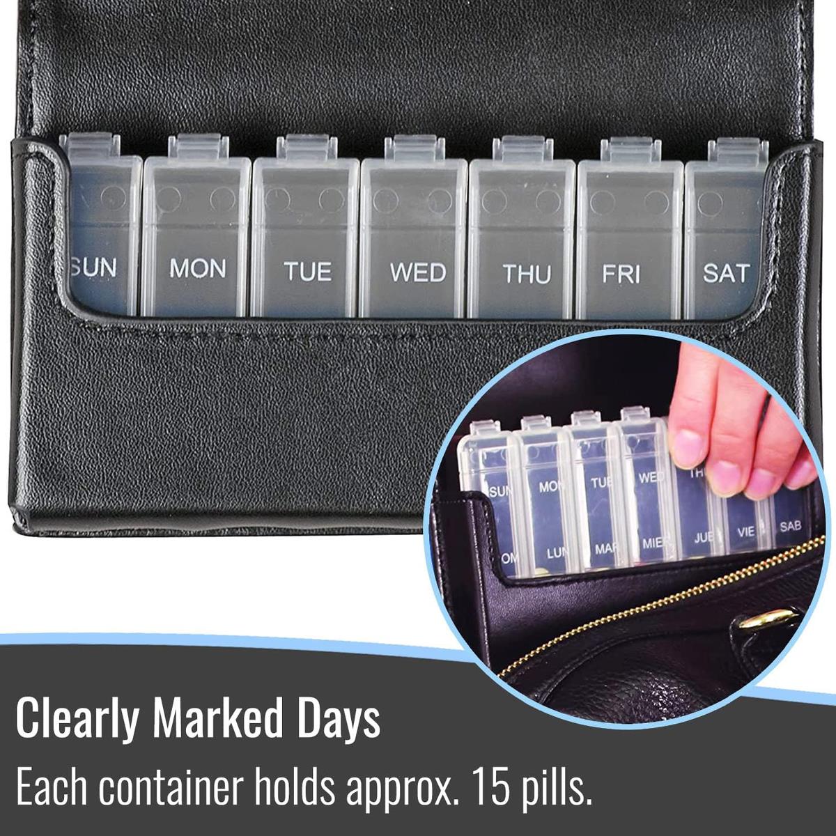 Fashion Travel 7 Day Pill Organizer