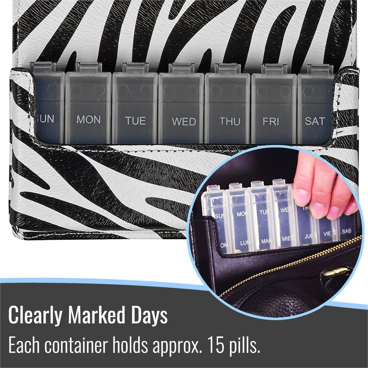 Fashion Travel 7 Day Pill Organizer