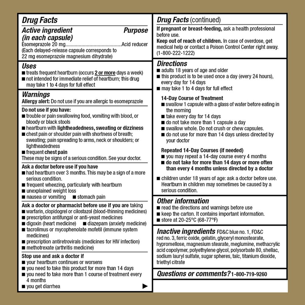 Perrigo Esomeprazole Magnesium DR Capsules