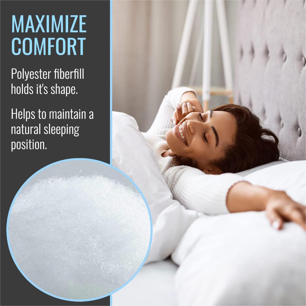 Dmi Cooling Hypoallergenic Fiber Filled Pillows - BeHope