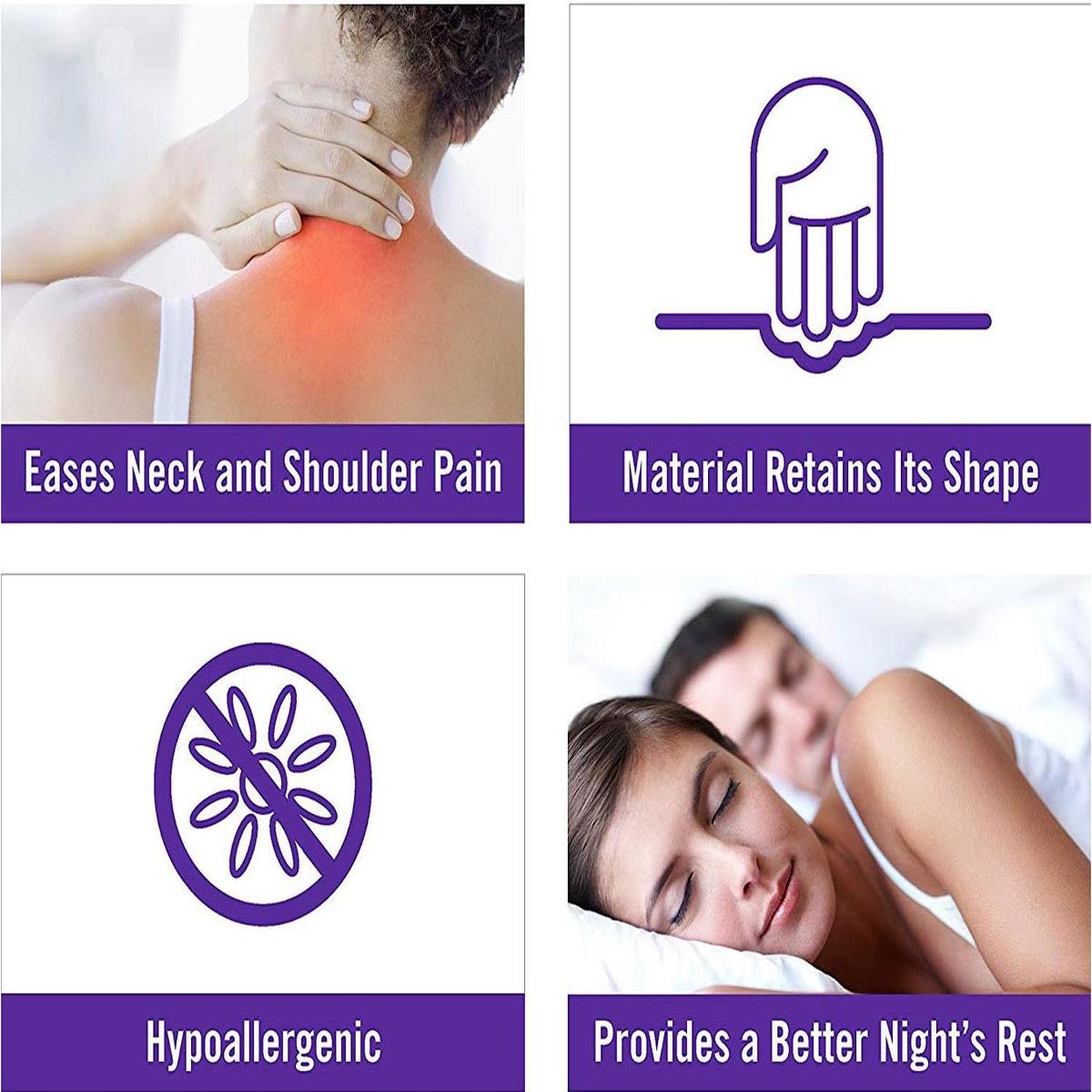 DMI Hugg-A-Pillow Hypoallergenic Orthopedic Bed Pillows