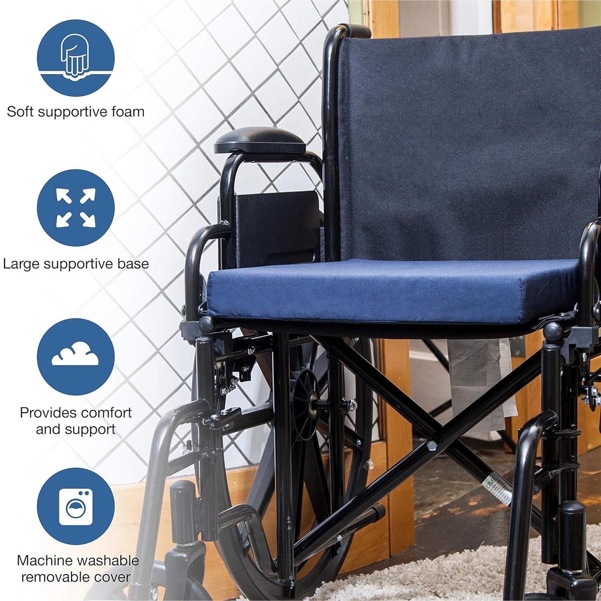 Dmi Foam Seat Cushion For Wheelchair Or Chair - BeHope
