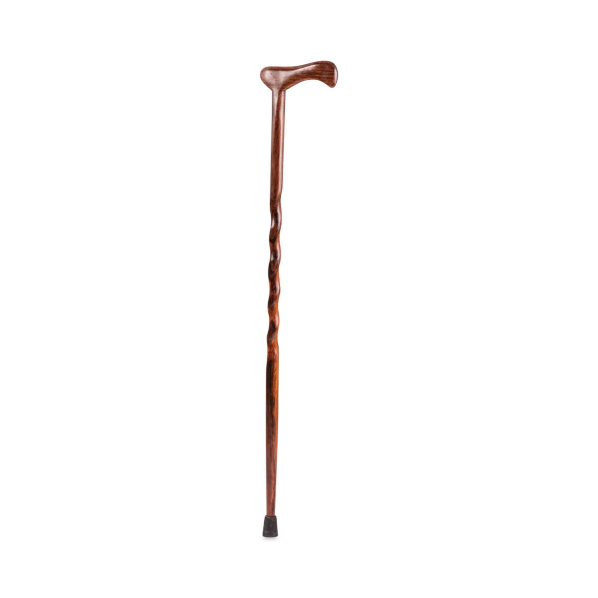 Brazos Twisted Cocobolo Walking Cane - BeHope