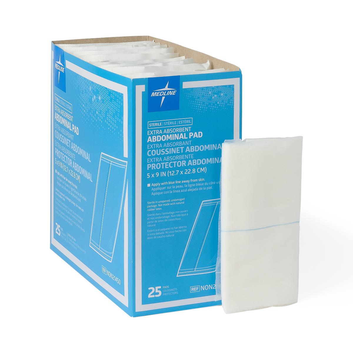 Medline Essentials Sterile Abdominal Pads - BeHope