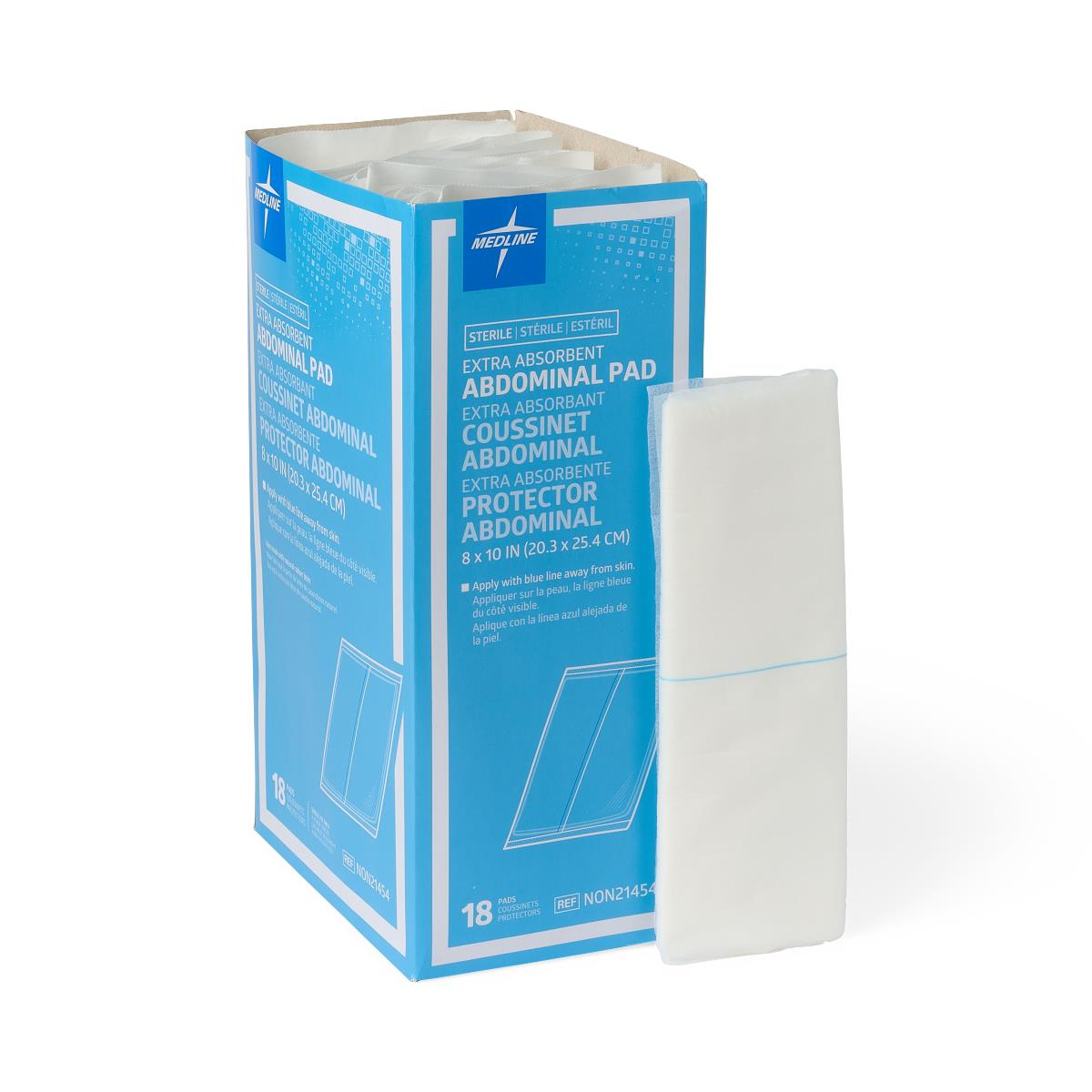 Medline Essentials Sterile Abdominal Pads