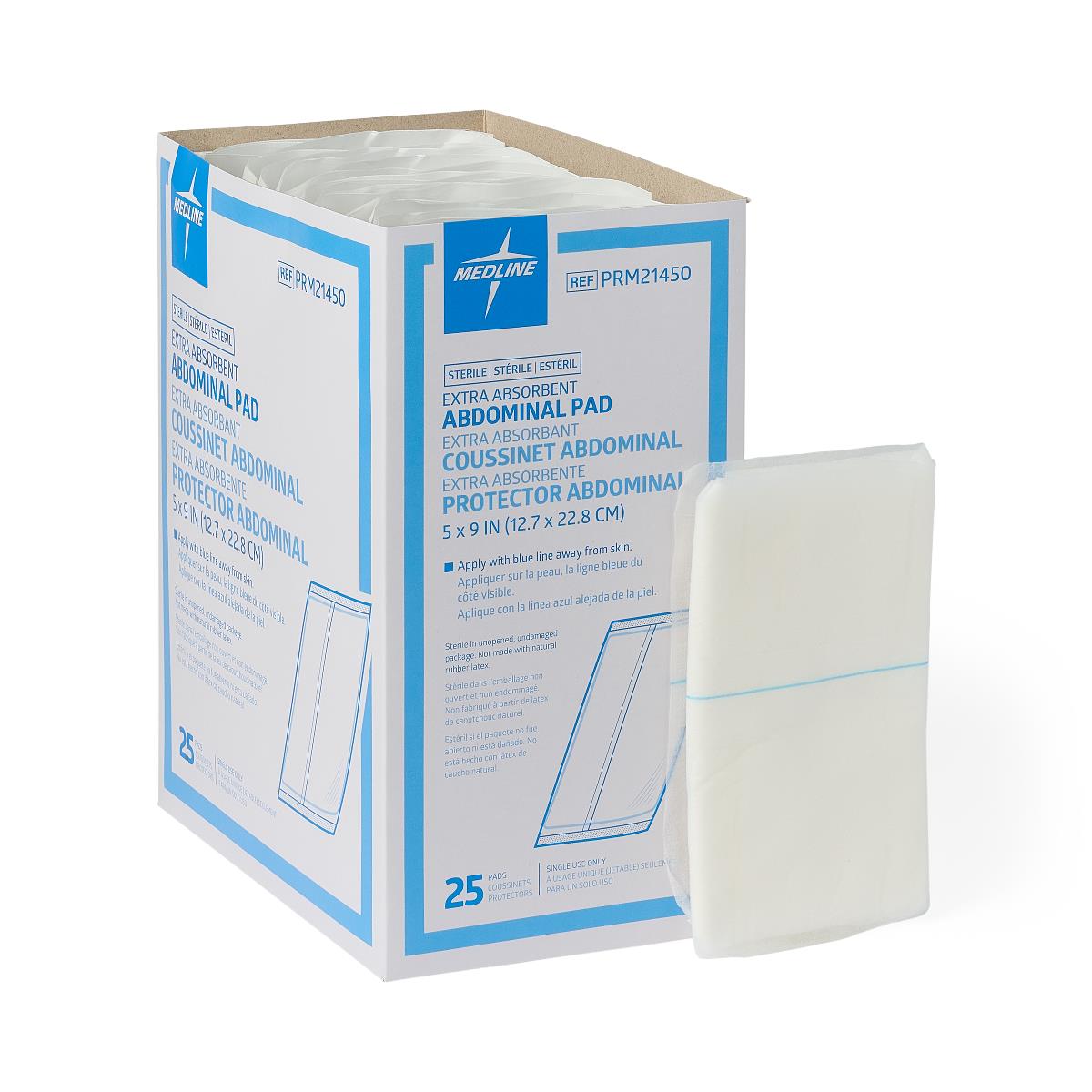 Abdominal Pad Medline Sterile 1 Per Pack