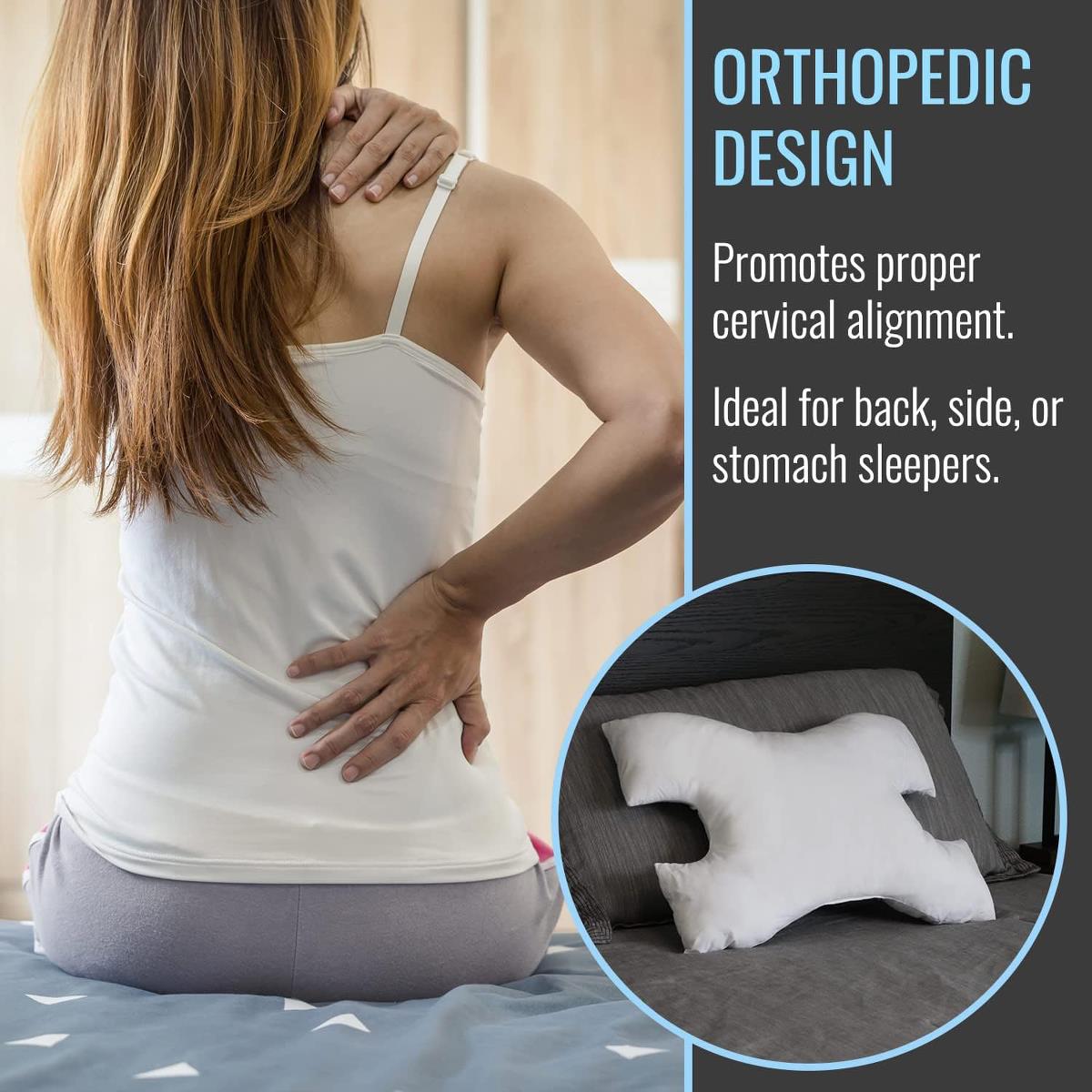 Dmi Cpap Fiber Filled Sleep Aid Pillows - BeHope