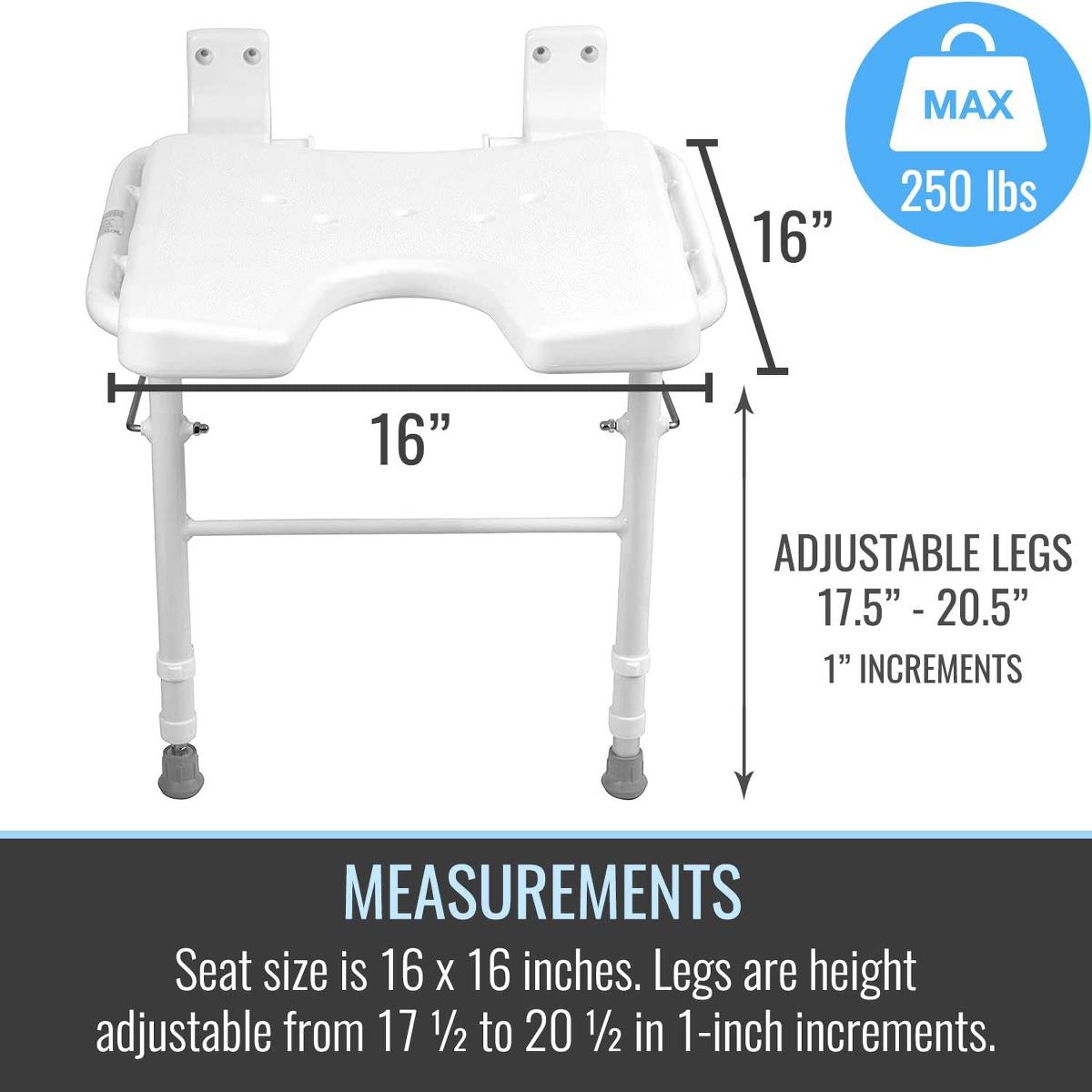Healthsmart Wall Mount Shower Benches - BeHope