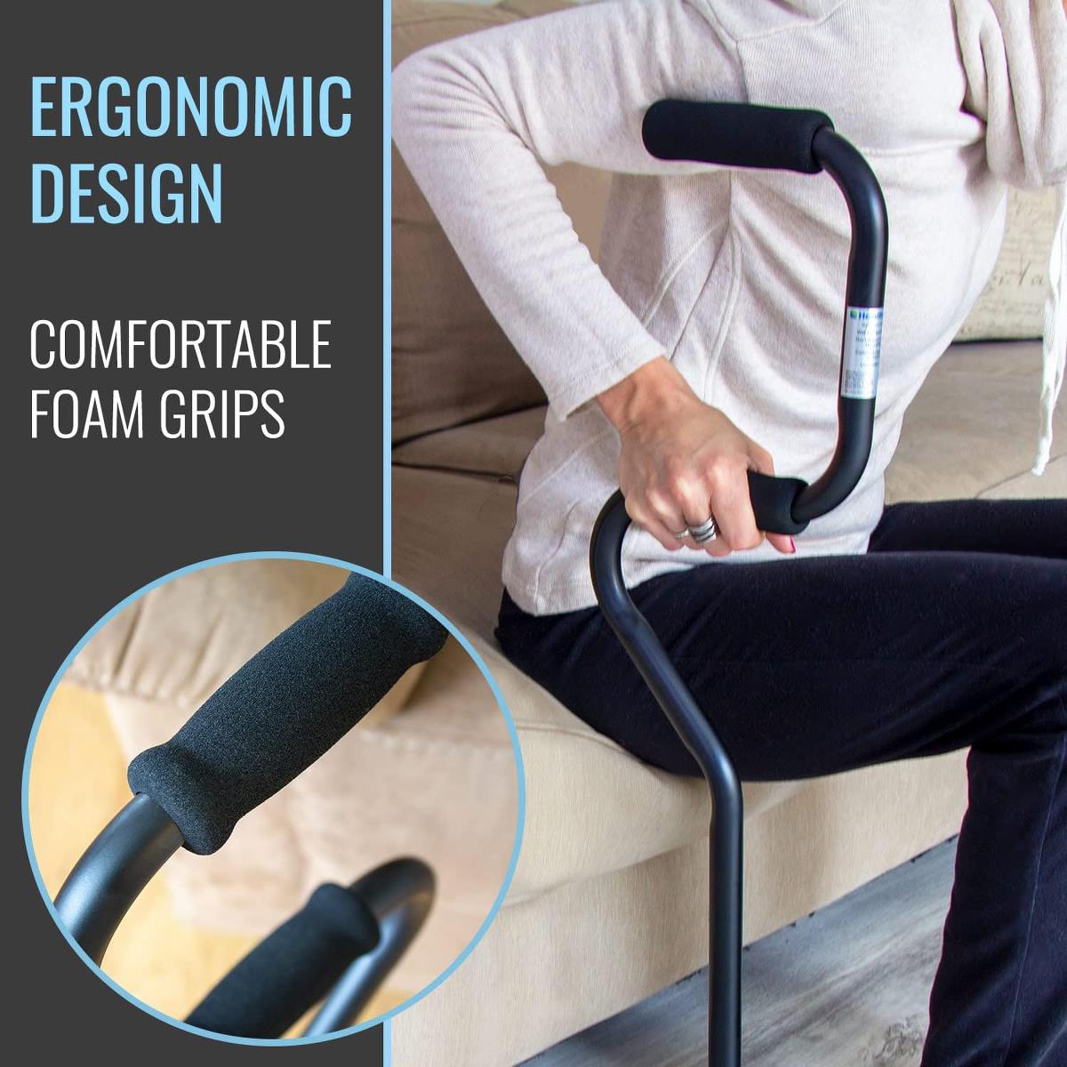 HealthSmart Sit-to-Stand Quad Cane