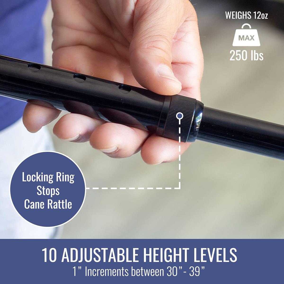 Dmi Lightweight Adjustable Canes - BeHope