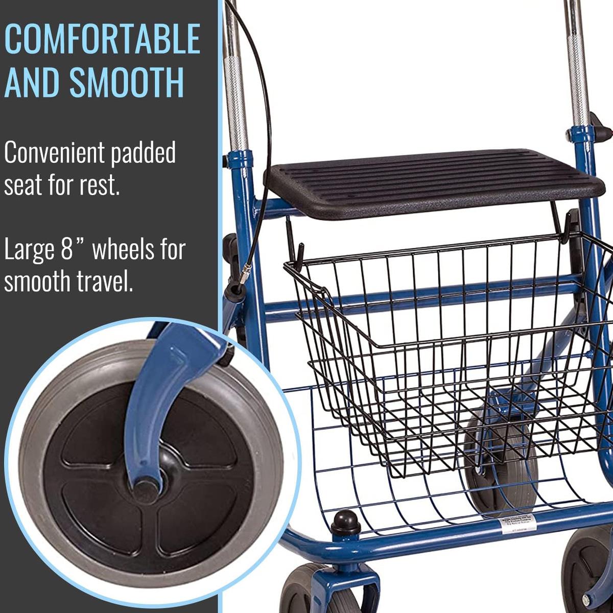 DMI Traditional Steel Rollators