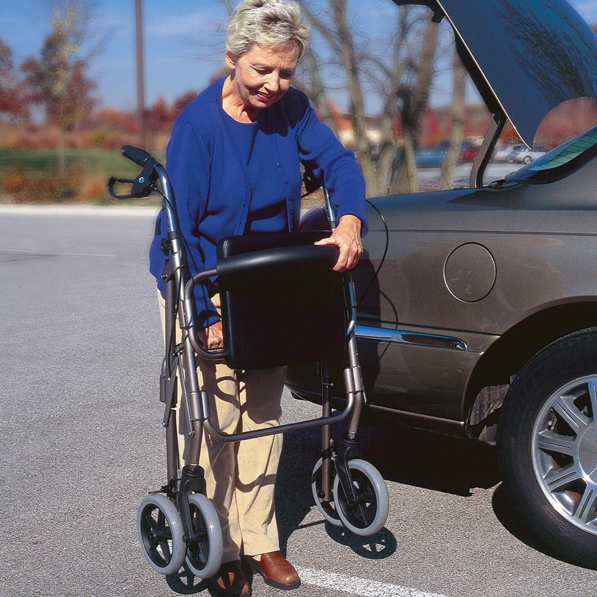 Lightweight Extra-Wide Heavy-Duty Aluminum Rollators