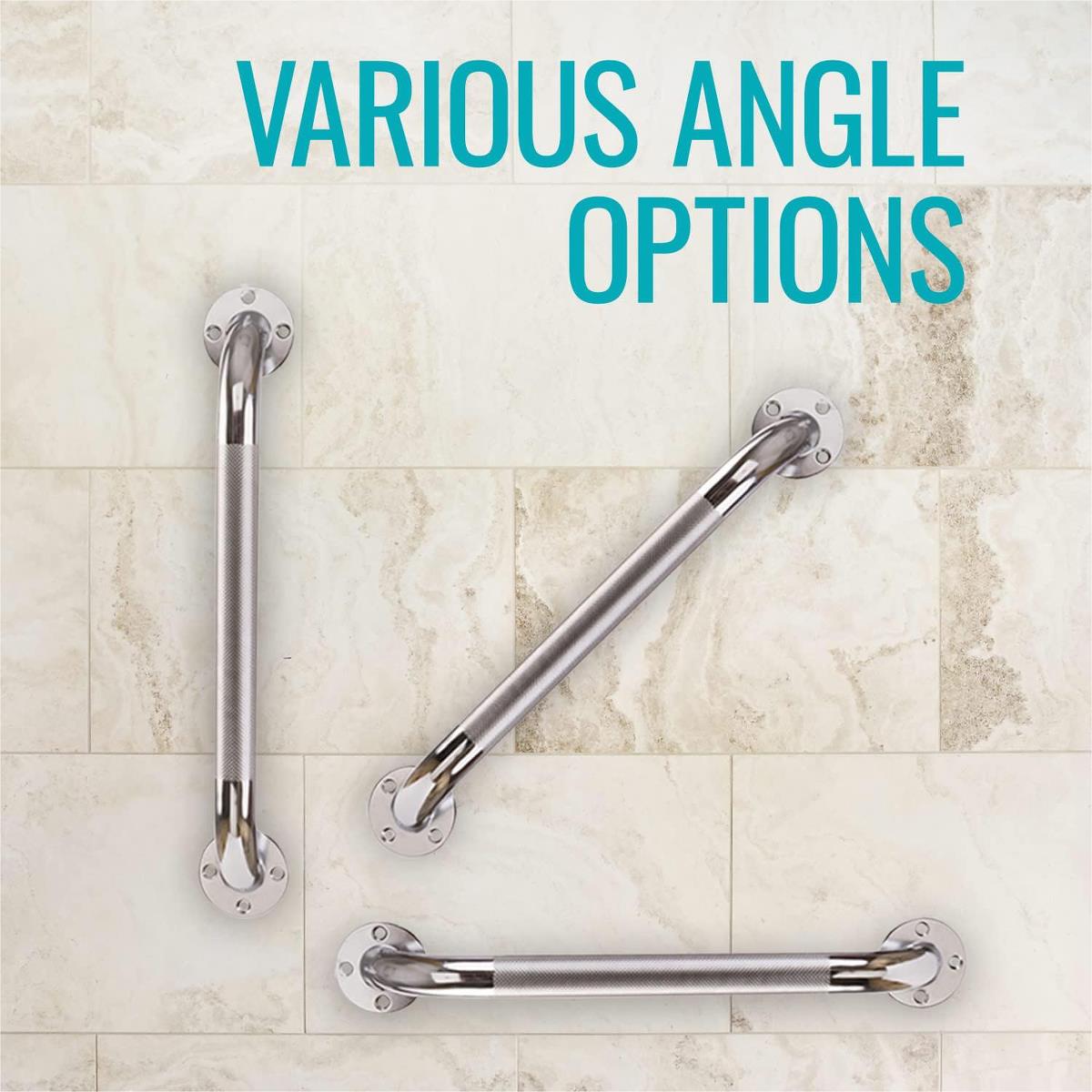 Institutional Knurled Grab Bars - BeHope