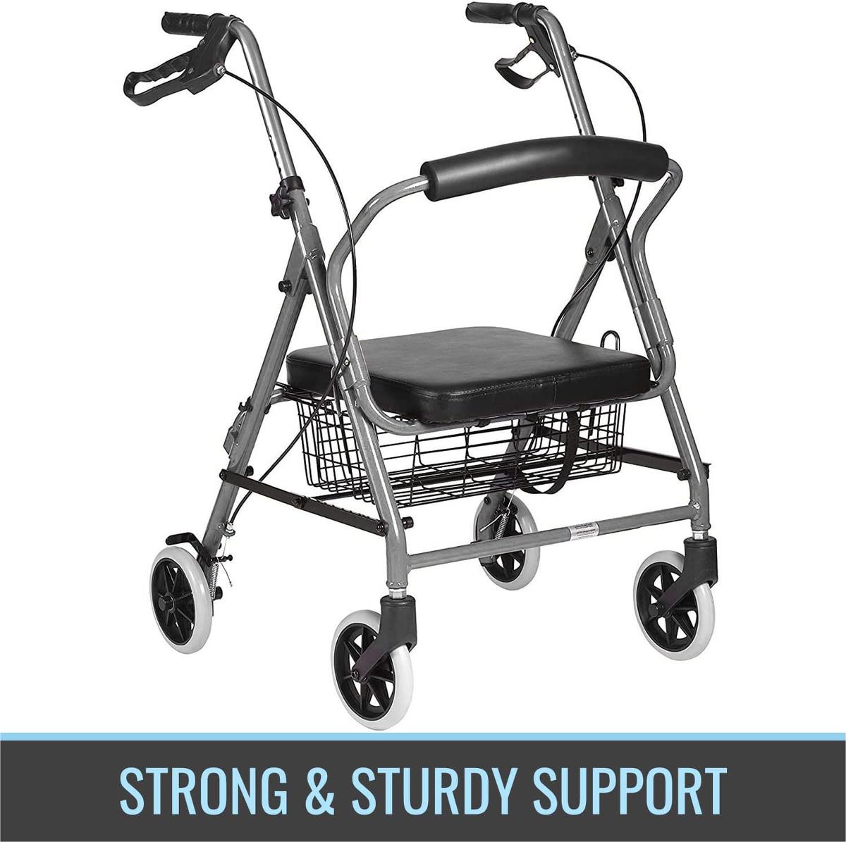 HealthSmart Ultra Lightweight Hemi Aluminum Rollators