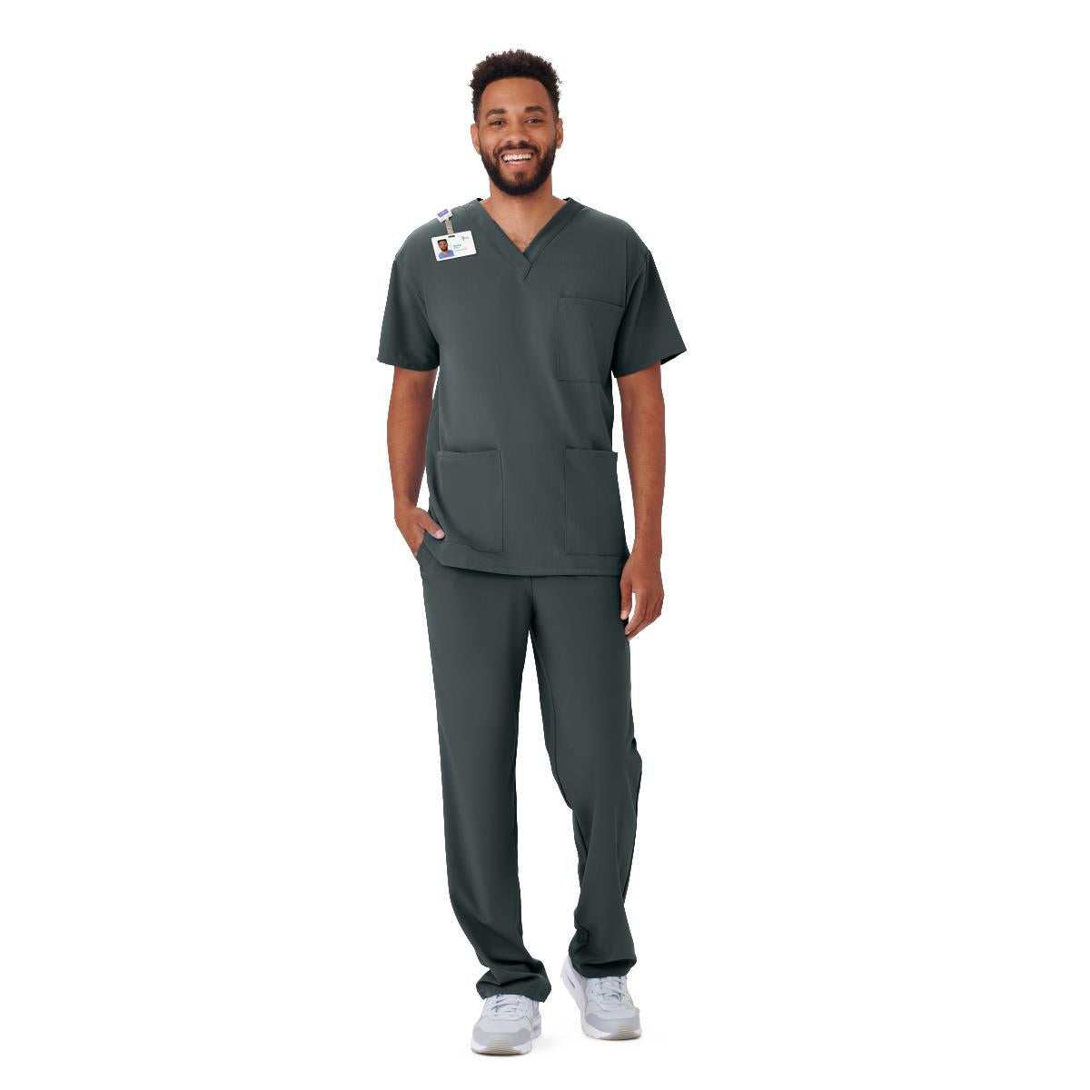 Henderson AVE Unisex 3-Pocket Scrub Tops with Shoulder Loop (Style 4615)