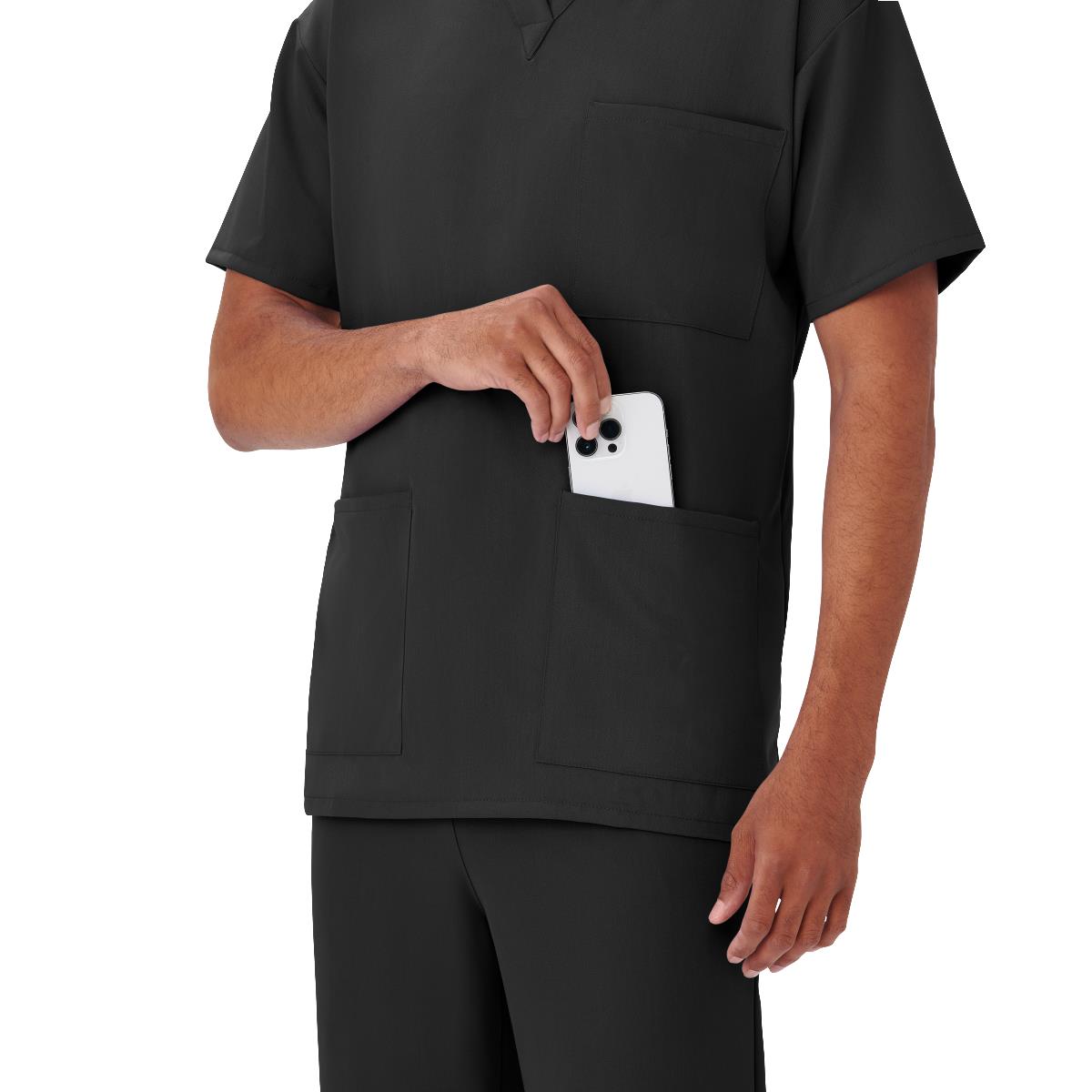 Henderson AVE Unisex 3-Pocket Scrub Tops with Shoulder Loop (Style 4615)