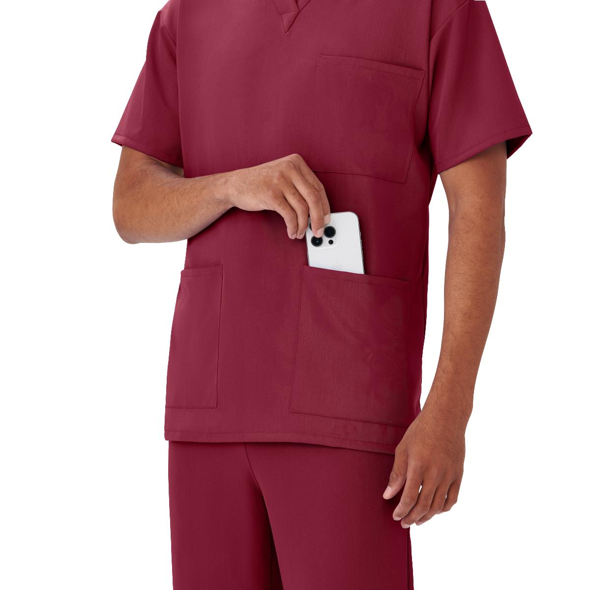 Henderson AVE Unisex 3-Pocket Scrub Tops with Shoulder Loop (Style 4615)