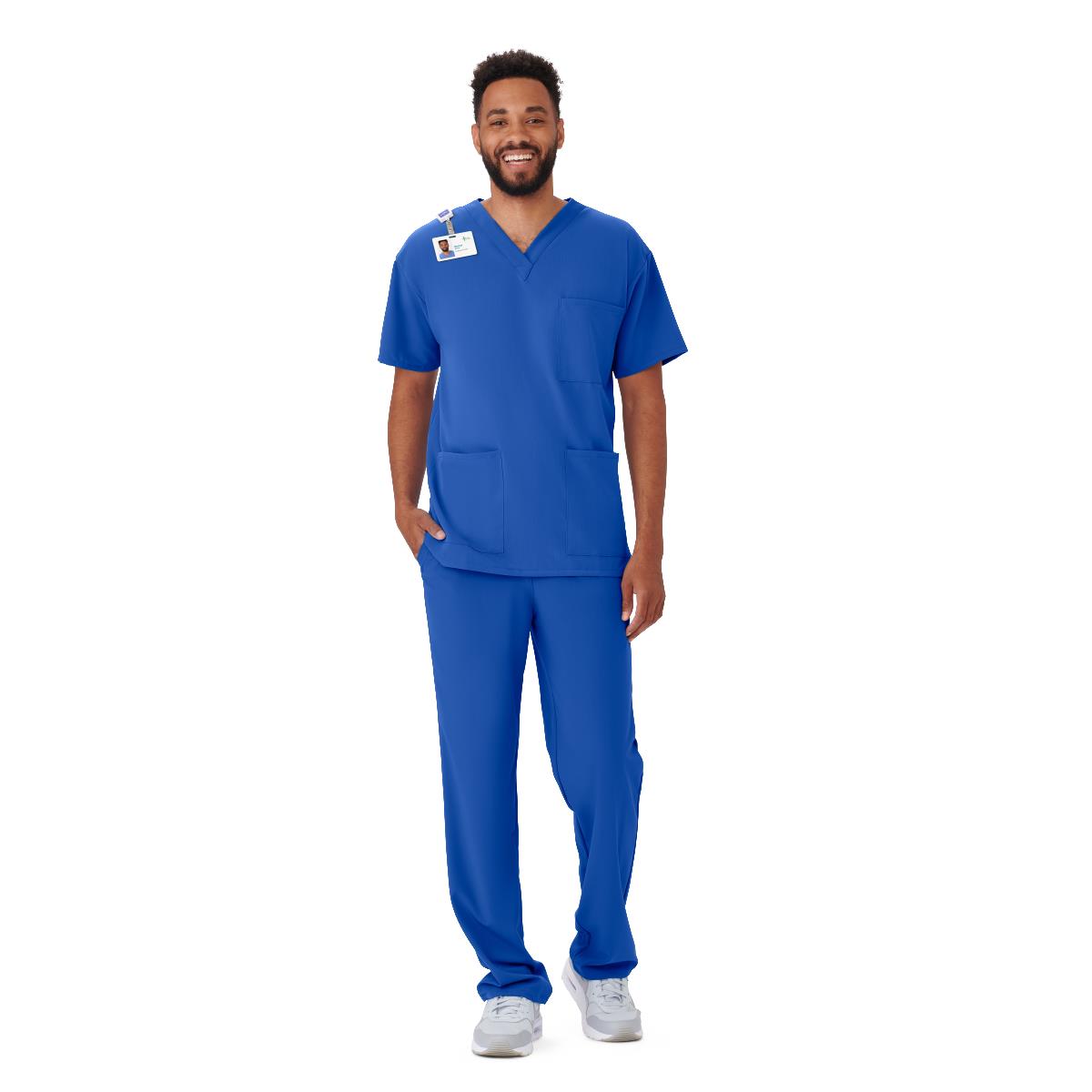 Henderson AVE Unisex 3-Pocket Scrub Tops with Shoulder Loop (Style 4615)