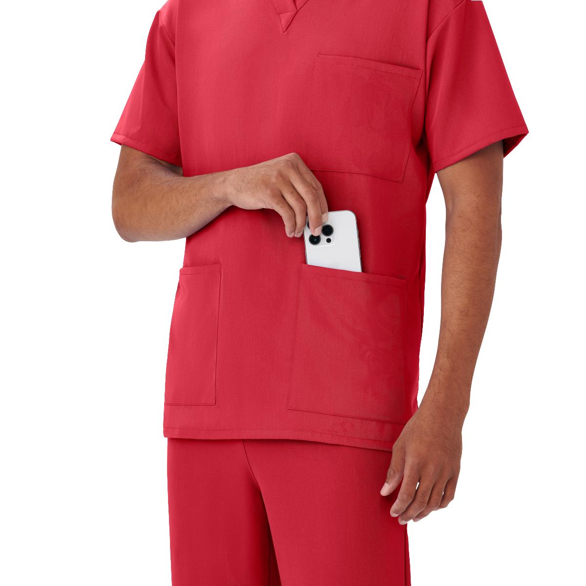 Henderson AVE Unisex 3-Pocket Scrub Tops with Shoulder Loop (Style 4615)
