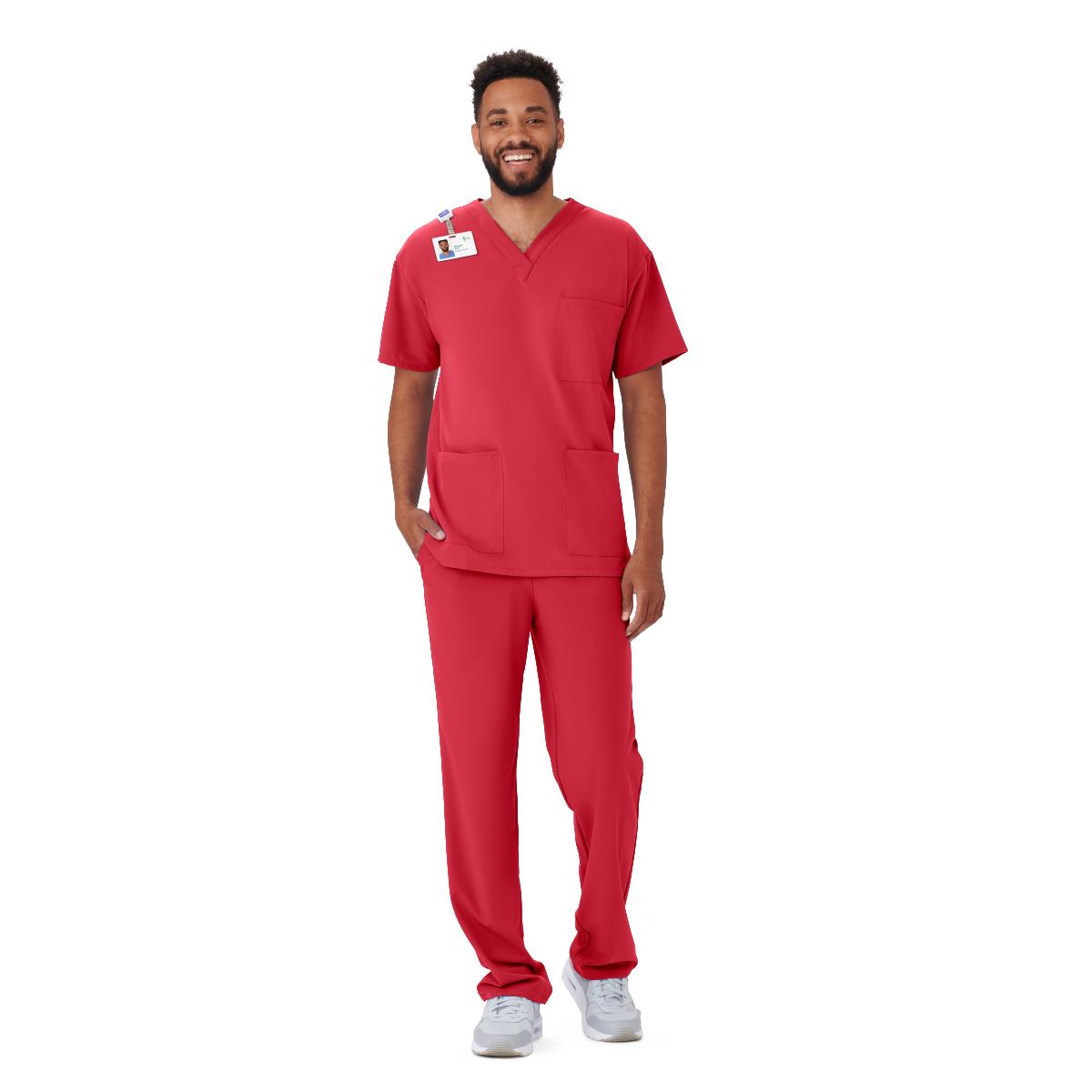 Henderson AVE Unisex 3-Pocket Scrub Tops with Shoulder Loop (Style 4615)