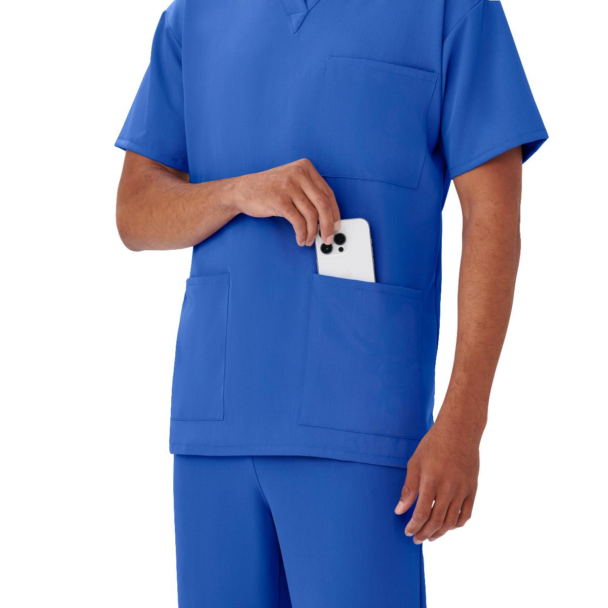 Henderson AVE Unisex 3-Pocket Scrub Tops with Shoulder Loop (Style 4615)