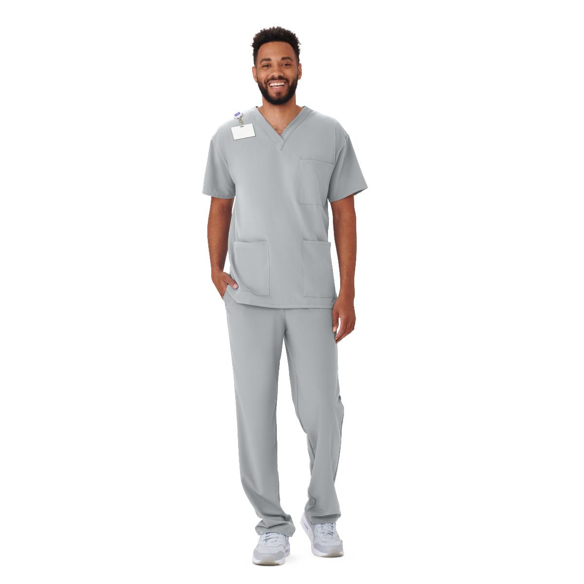 Henderson AVE Unisex 3-Pocket Scrub Tops with Shoulder Loop (Style 4615)