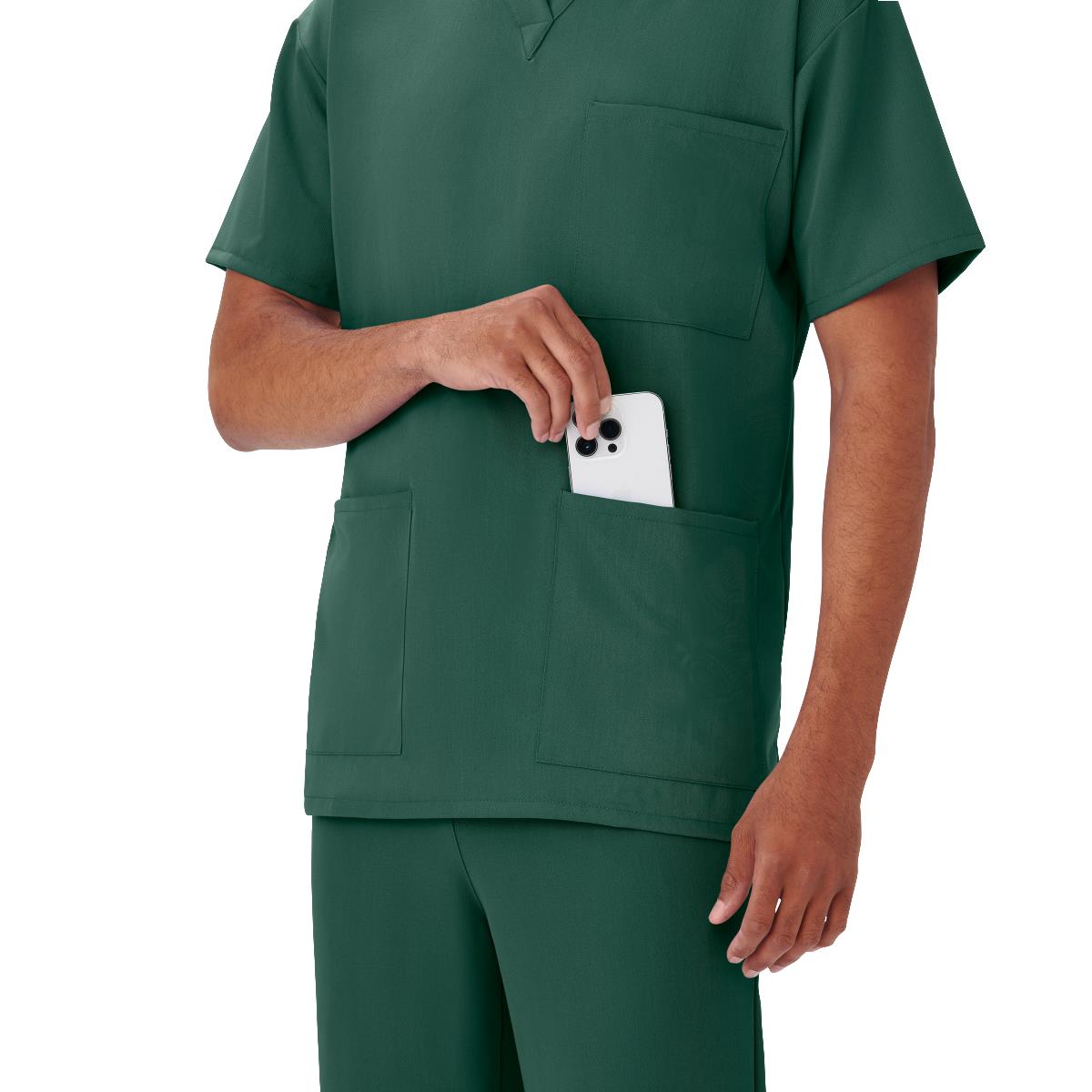 Henderson AVE Unisex 3-Pocket Scrub Tops with Shoulder Loop (Style 4615)
