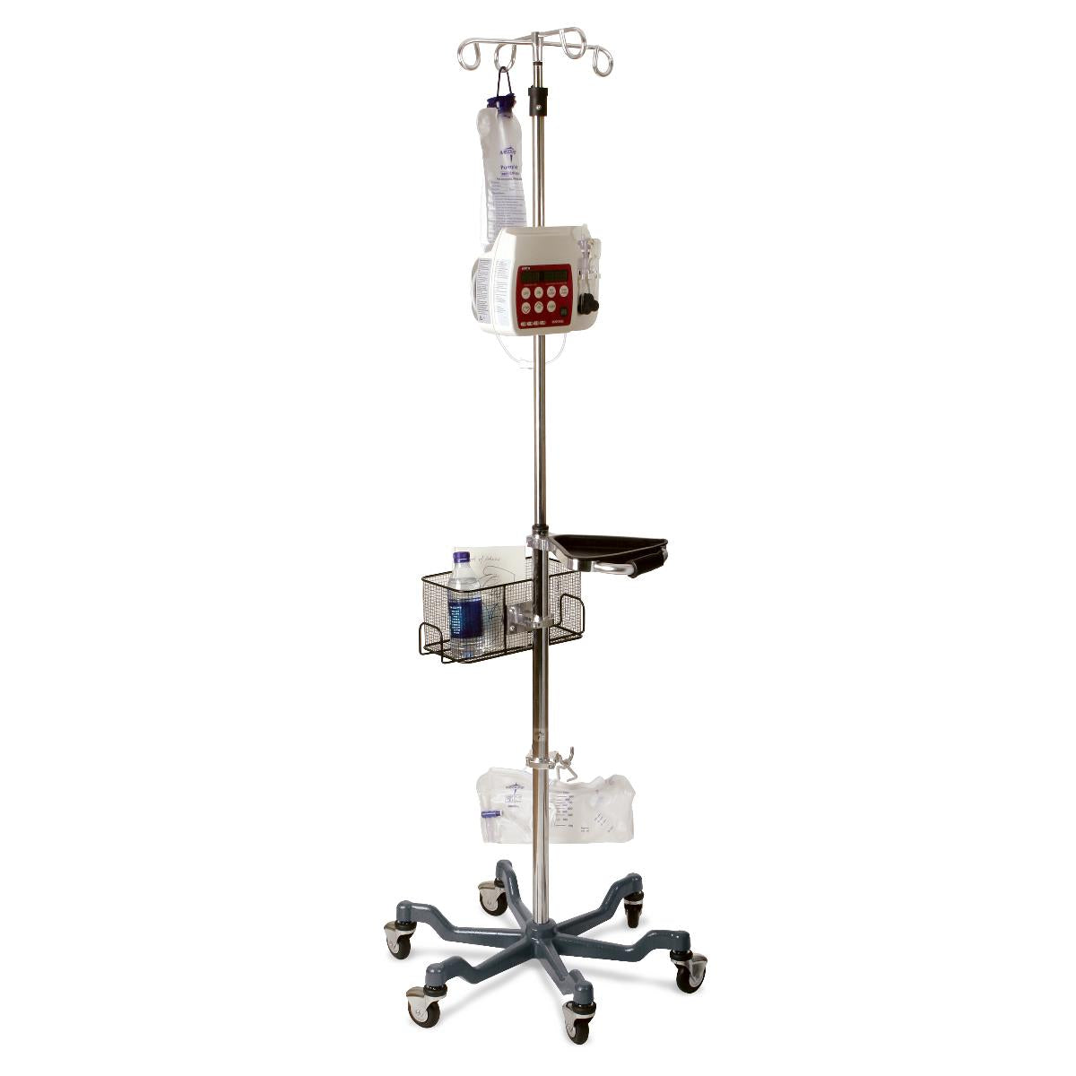 Medline 6-Leg Heavy-Duty IV Poles and Accessories - BeHope