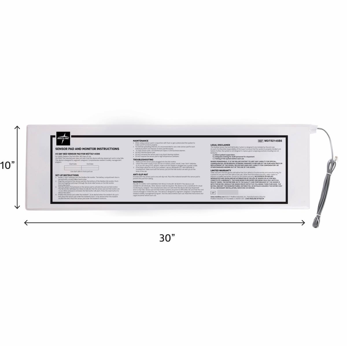 Medline Economy Chair and Bed Alarm Sensor Pads