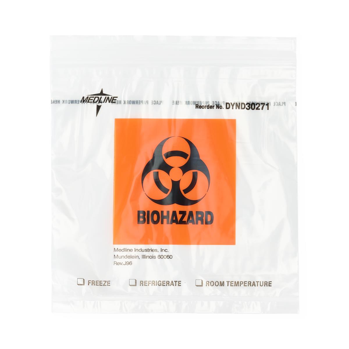 Zip-Style Biohazard Specimen Bags - BeHope