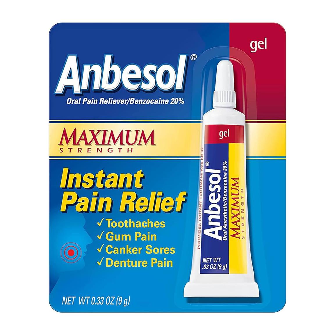 Anbesol Benzocaine Oral Pain Reliever - BeHope