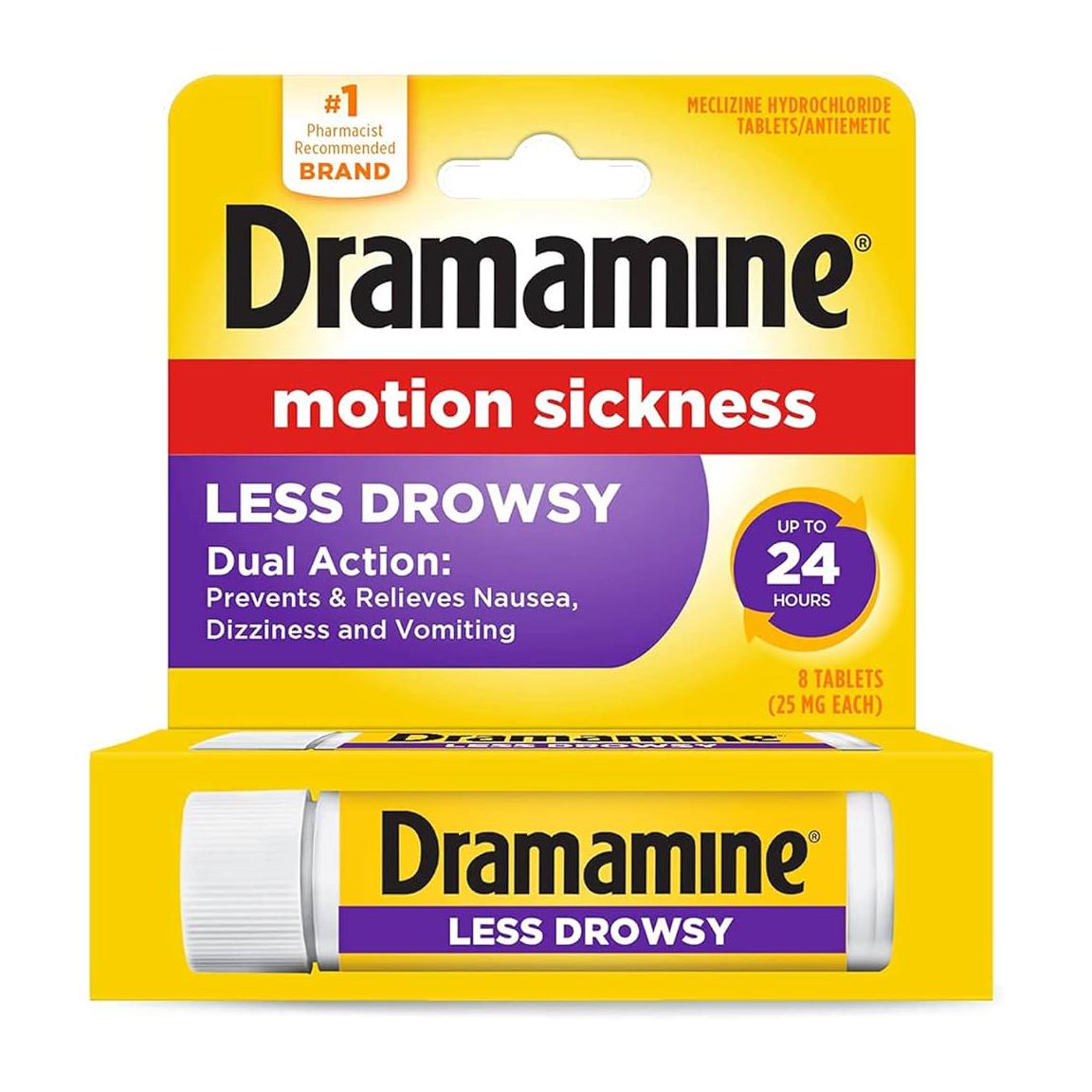 Dramamine Motion Sickness Tablets - BeHope