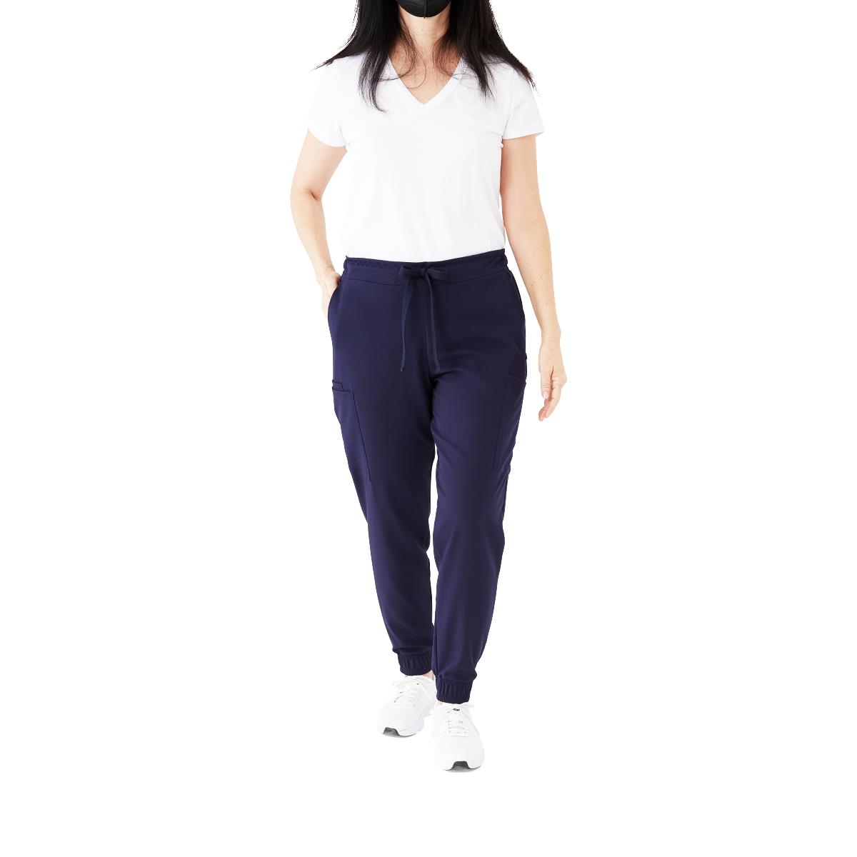 First AVE Women's 7-Pocket Jogger-Style Scrub Pant - BeHope
