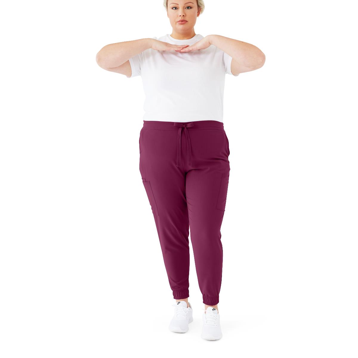 First AVE Women's 7-Pocket Jogger-Style Scrub Pant - BeHope