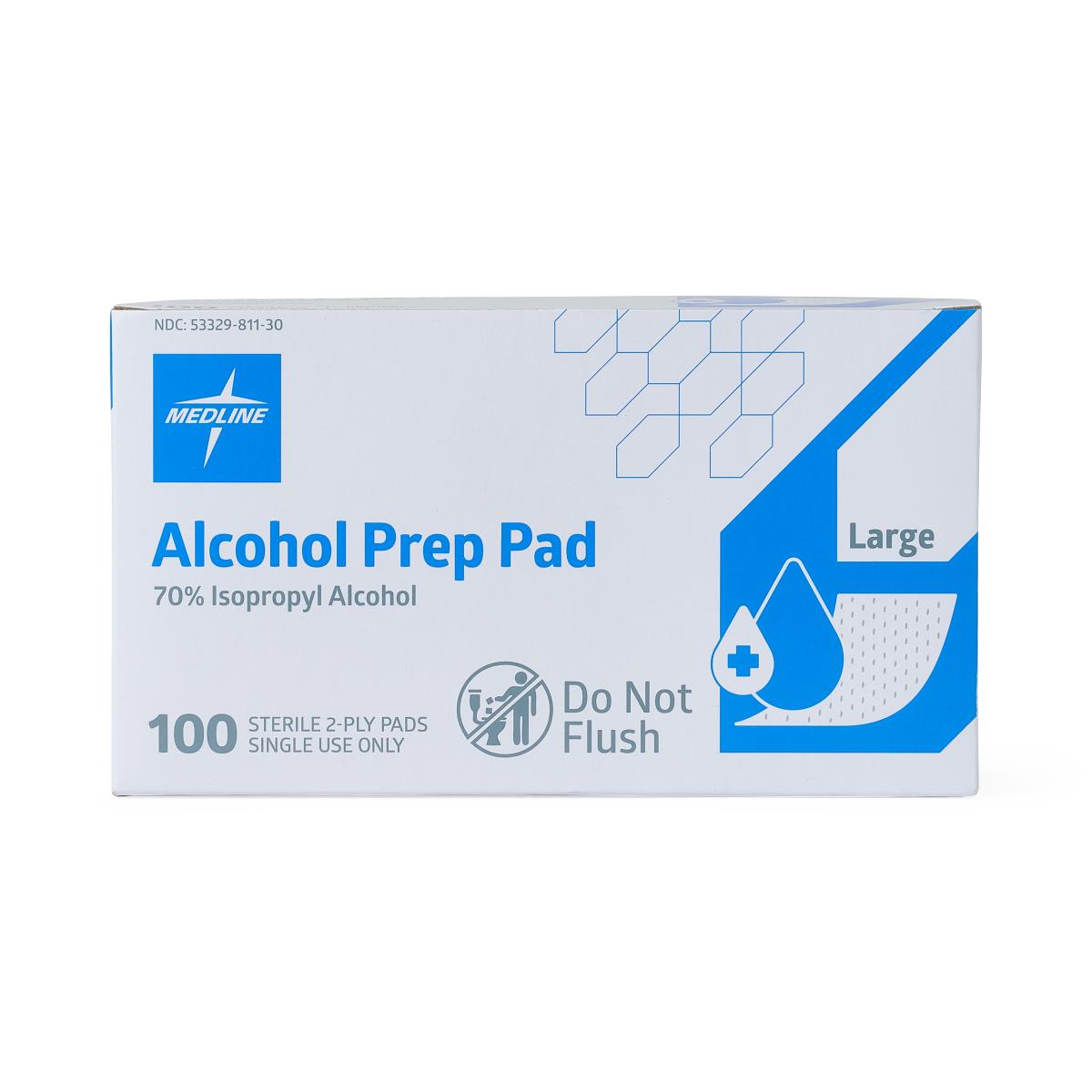 Medline Sterile Alcohol Prep Pads - BeHope